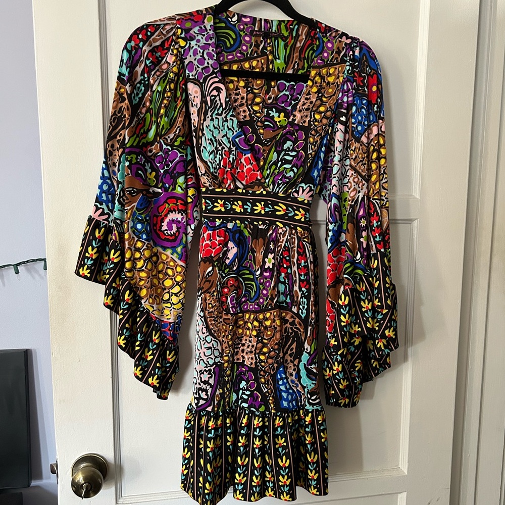 Betsey Johnson Bambi Kimono Dress 2 XS